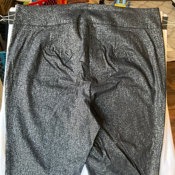 Lane Bryant Women Formal Straight Leg Pants size 24, Shinning Black - Picture 11 of 13